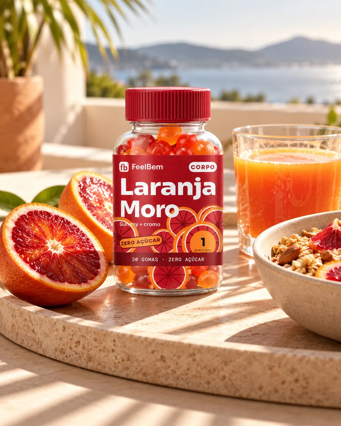 Laranja Moro + Cromo Gummy · 30 Gomas