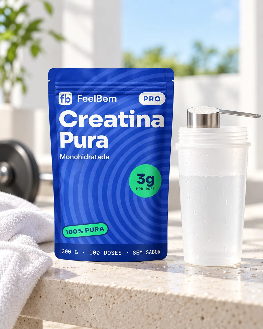 Creatina Pura 300 g · Monohidratada